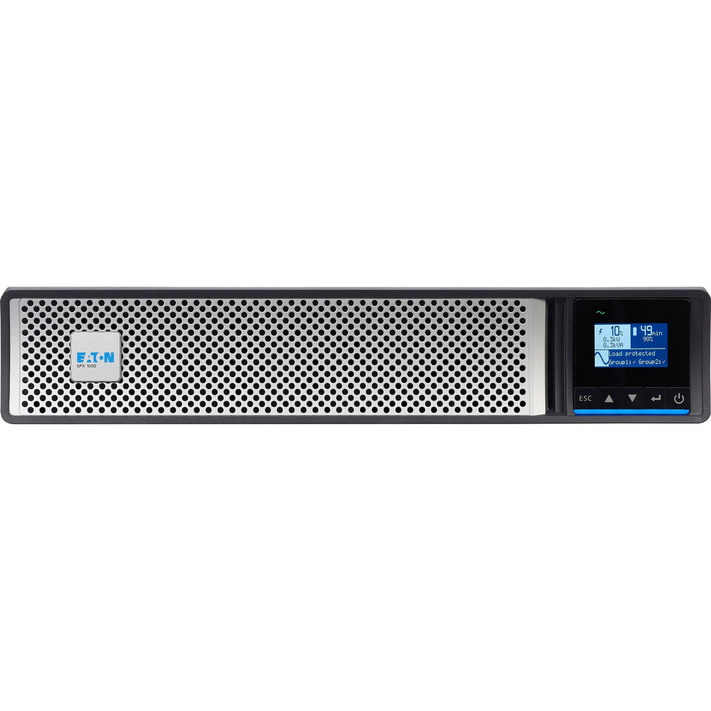 Eaton 5PX G2 UPS 1000VA 1000W 120V Network Card Optional 2U Rack/Tower UPS - 2U Rack-mountable - 6 Minute Stand-by - 120 V AC Input - 8 x NEMA 5-15R - 5PX1000RTG2 - eCommerce Business Prime