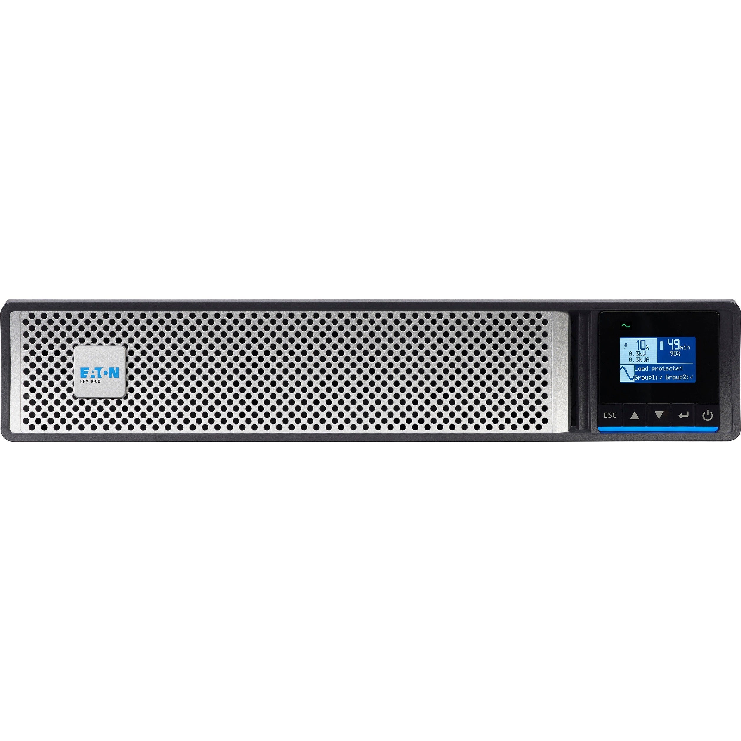 Eaton 5PX G2 UPS 1000VA 1000W 120V Network Card Optional 2U Rack/Tower UPS - 2U Rack-mountable - 6 Minute Stand-by - 120 V AC Input - 8 x NEMA 5-15R - 5PX1000RTG2 - eCommerce Business Prime