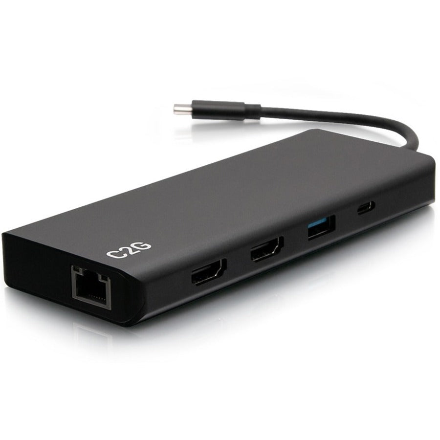 C2G 4K USB C Dual Monitor Dock - HDMI, Ethernet, USB, 3.5mm & 60W Power - for Notebook/Tablet/Monitor - 60 W - USB Type C - 2 Displays Supported - 4K - 3840 x 2160, 1920 x 1080 - 2 x USB 2.0 - 3 x USB...  - C2G54488 - eCommerce Business Prime