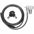 Targus DEFCON Ultimate Universal Master Keyed Lock - Silver - Galvanized Steel - 6.50 ft - For Notebook, Docking Station, Monitor - ASP95MKGLX-25 - eCommerce Business Prime