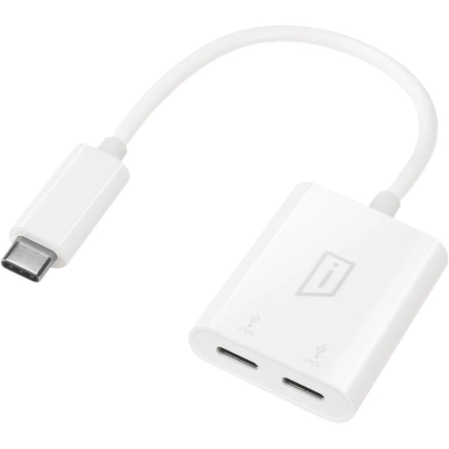 iStore USB-C to Dual USB-C Adapter - 3.28 ft USB-C Data Transfer Cable for PC, Notebook, Tablet, Smartphone - First End: 1 x USB 2.0 Type C Male - Second End: 2 x USB 2.0 Type C Female - 10 Gbit/s - B - ACA974CAI - eCommerce Business Prime