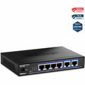 TRENDnet 6-Port 10G Switch, 4 x 2.5G RJ-45 Base-T Ports, 2 x 10G RJ-45 Ports, 60Gbps Switching Capacity, Wall Mountable, 10 Gigabit Network Connections, Lifetime Protection, Black, TEG-S762 - 6 Ports ...  - TEG-S762 - eCommerce Business Prime