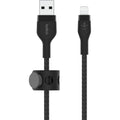 Belkin USB-A Cable with Lightning Connector - 3.28 ft Lightning/USB Data Transfer Cable for iPhone, iPad, iPod, iPad Pro, iPad Air - First End: 1 x USB Type A - Male - Second End: 1 x Lightning - Male...  - CAA010BT1MBK - eCommerce Business Prime