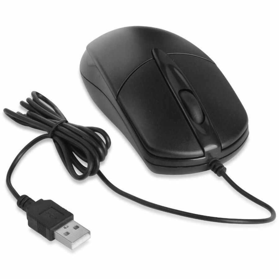 SIIG 3 Buttons USB Optical Mouse - Smooth, precise and affordable USB 3-button optical mouse with scrolling wheel,1200 DPI - JK-US0T11-S1 - eCommerce Business Prime