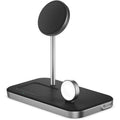 Alogic MagSpeed 3-in-1 Wireless 15W Charging Station - 1 - LED Indicator, Fast Charge Mode, Safety, Magnetic - eCommerce Business Prime