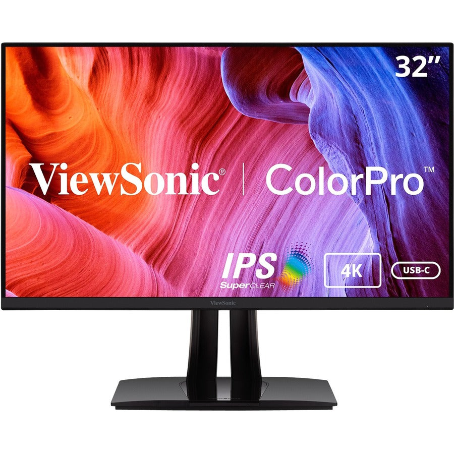ViewSonic VP3256-4K 32" ColorPro 4K UHD IPS Monitor with 60W Powered USB C, sRGB, HDR10 and Pantone Validated - 32" Class - In-plane Switching (IPS) Technology - 4K UHD 3840 x 2160 - 1.07 Billion Colo - VP3256-4K - eCommerce Business Prime