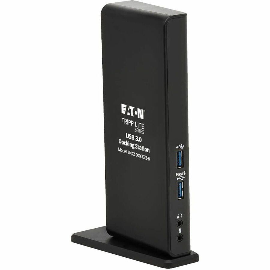 Tripp Lite USB-A / USB-C Dual Display Docking Station - 1080p 60 Hz HDMI, USB 3.2 Gen 1, USB-A Hub, GbE - for Notebook/Tablet/Smartphone - USB Type C, USB Type-A - 2 Displays Supported - 2560 x 1440,  - U442-DOCK22-B - eCommerce Business Prime