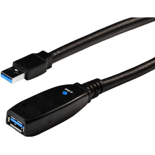 4XEM 15M Active USB 3.0 Male to Female Extension Cable with LED signal - 49.21 ft USB Data Transfer Cable for Peripheral Device - First End: 1 x USB 3.0 Type A - Male - Second End: 1 x USB 3.0 Type A ...  - 4X3302A215M - eCommerce Business Prime