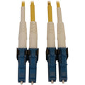 Tripp Lite Fiber Optic Cable 400G Duplex Singlemode 9/125 LC/UPC OS2 M/M 3M - 9.84 ft Fiber Optic Network Cable for Network Device, Switch, Patch Panel - First End: 2 x LC/UPC Network - Male - Second  - N370X-03M - eCommerce Business Prime