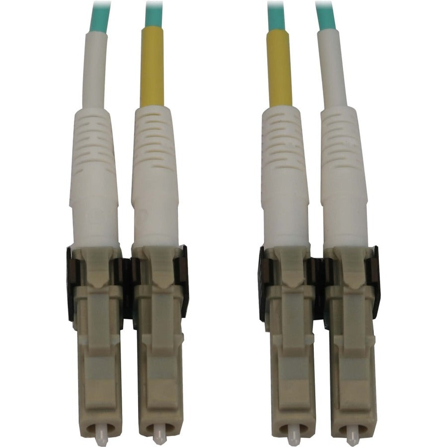 Tripp Lite Switchable Fiber Optic Cable 400G MMF 50/125 Duplex LC-PC M/M 5M - 16.40 ft Fiber Optic Network Cable for Switch, Patch Panel, Network Device - First End: 2 x LC/PC Network - Male - Second  - N820X-05M - eCommerce Business Prime