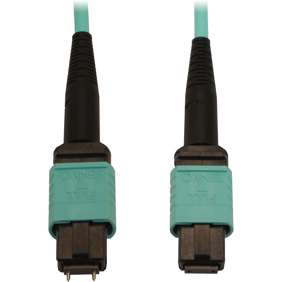 Tripp Lite Fiber Optic Cable 40/100/400G MMF 50 OM3 12F MTP/MPO-PC M/F 10M - 32.81 ft Fiber Optic Network Cable for Network Device, Patch Panel, Switch - First End: 1 x MTP/MPO Network - Male - Second - N842B-10M-12-MF - eCommerce Business Prime