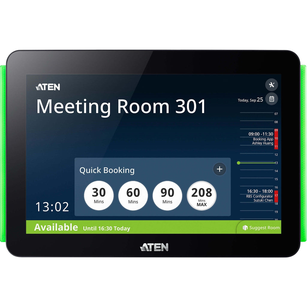 ATEN VK430 Room Booking System - 10.1" RBS Panel - 7" Width x 1.5" Height x 10.4" Length - Plastic ATEN