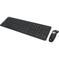 Adesso Air Mouse Go Plus With Full Size Keyboard - USB Scissors Wireless 2.40 GHz Keyboard - 104 Key - English (US) - USB Wireless Presentation Pointer - Play/Pause, Stop, Next Track, Previous Track,  - WKB-5300CB - eCommerce Business Prime