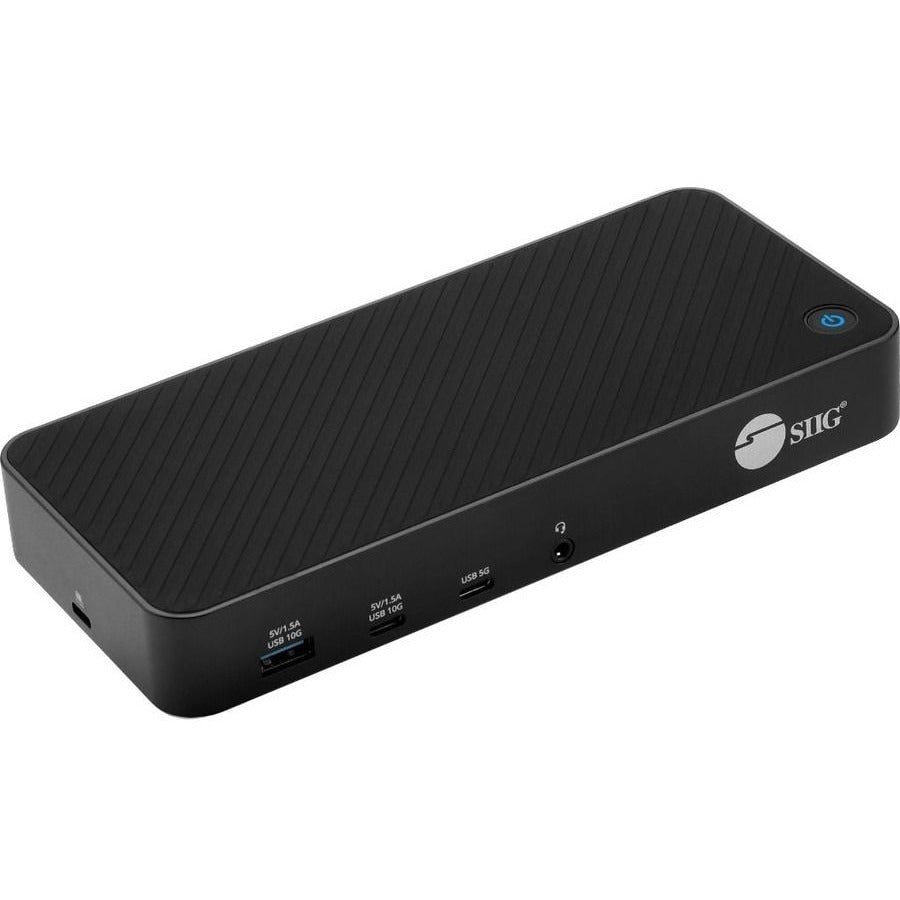Triple Hybrid 4K Video Docking Station with 100W PD Charging - USB-C to HDMI or DisplayPort Docking Station - JU-DK0P11-S1 - eCommerce Business Prime