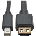 Tripp Lite Mini DisplayPort 1.4 to HDMI Active Adapter Cable (M/M), 4K 60 Hz, 4:4:4, HDR, HDCP 2.2, 6 ft. (1.8 m) - 6 ft HDMI/Mini DisplayPort A/V Cable for Monitor, Audio/Video Device, TV, Projector,...  - P586-006-HD-V4A