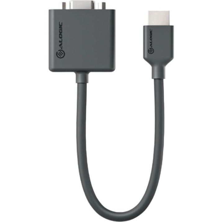 Alogic Elements HDMI to VGA Adapter with Audio - 7.87" HDMI/Micro-USB/VGA/Mini-phone A/V Cable for Audio/Video Device, Projector, Notebook, Gaming Console, Speaker, Home Theater System - First End: 1  - EL2HDVGA-ADP - eCommerce Business Prime