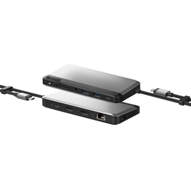 Alogic USB-C Dual Display Dock - MX2 Lite HDMI Edition - for Monitor/Notebook/Smartphone/Keyboard/Mouse/Headset/Flash Drive - Memory Card Reader - SD, microSD - 85 W - USB Type C - 2 Displays Supporte - U1CSH-SGR - eCommerce Business Prime