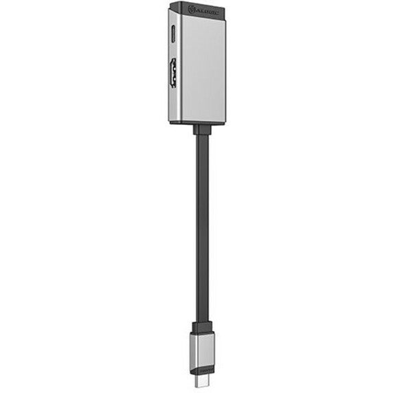 Alogic MagForce DUO Charge 2-IN-1 Adapter - 1 x USB Type C - Male - 1 x HDMI 2.0 Digital Audio/Video - Female, 1 x USB Type C - Female - 3840 x 2160 Supported - eCommerce Business Prime