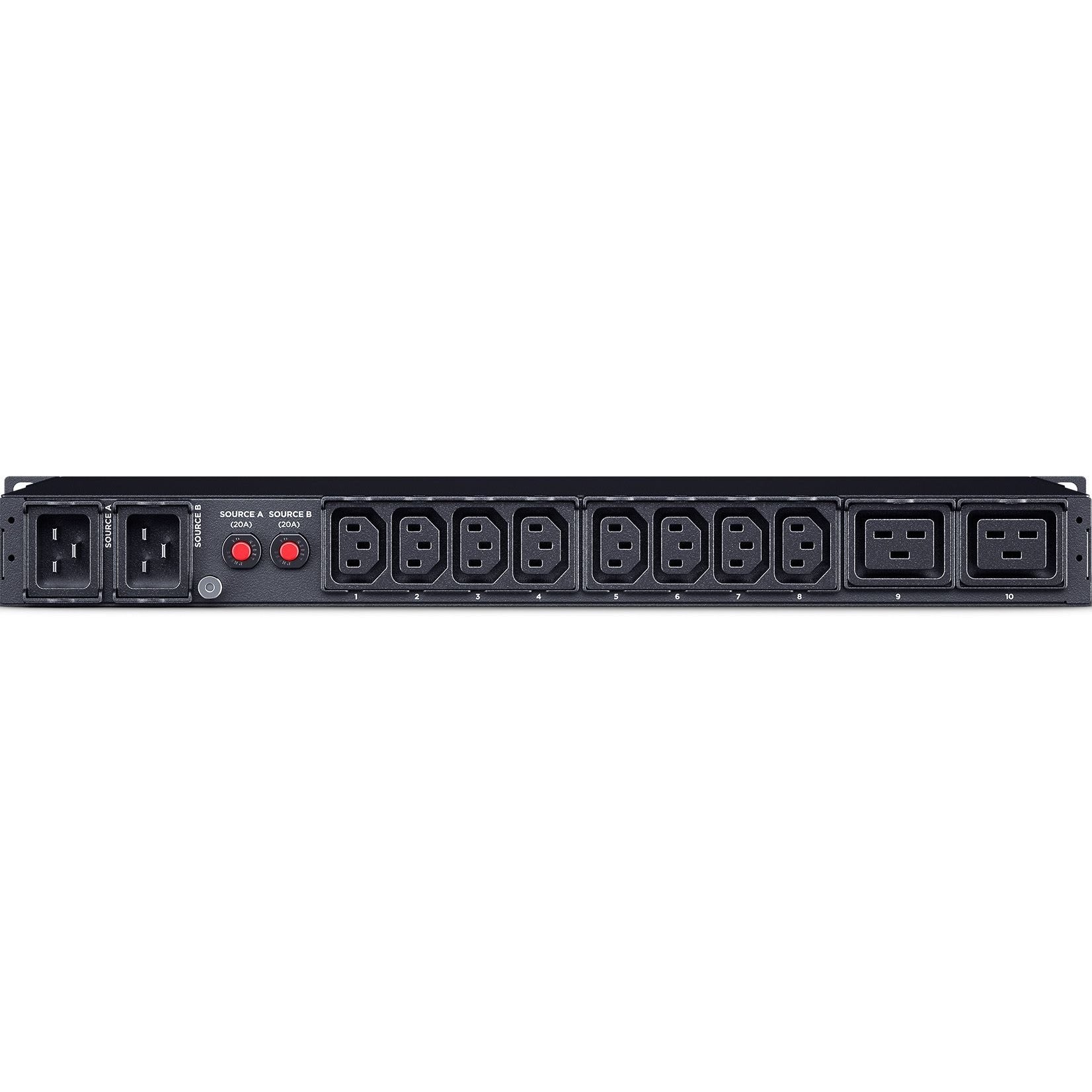 CyberPower Switched ATS PDU PDU24005 10-Outlets PDU - Metered - IEC 60320 C20 - 8 x IEC 60320 C13, 2 x IEC 60320 C19 - 230 V AC - 1U - Horizontal - Rack-mountable - PDU24005 - eCommerce Business Prime