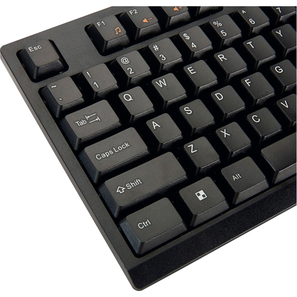 Verbatim Wired Keyboard - Cable Connectivity - USB Interface Multimedia Hot Key(s) - Linux, Chrome OS, Mac OS, Windows, Mac, PC - eCommerce Business Prime