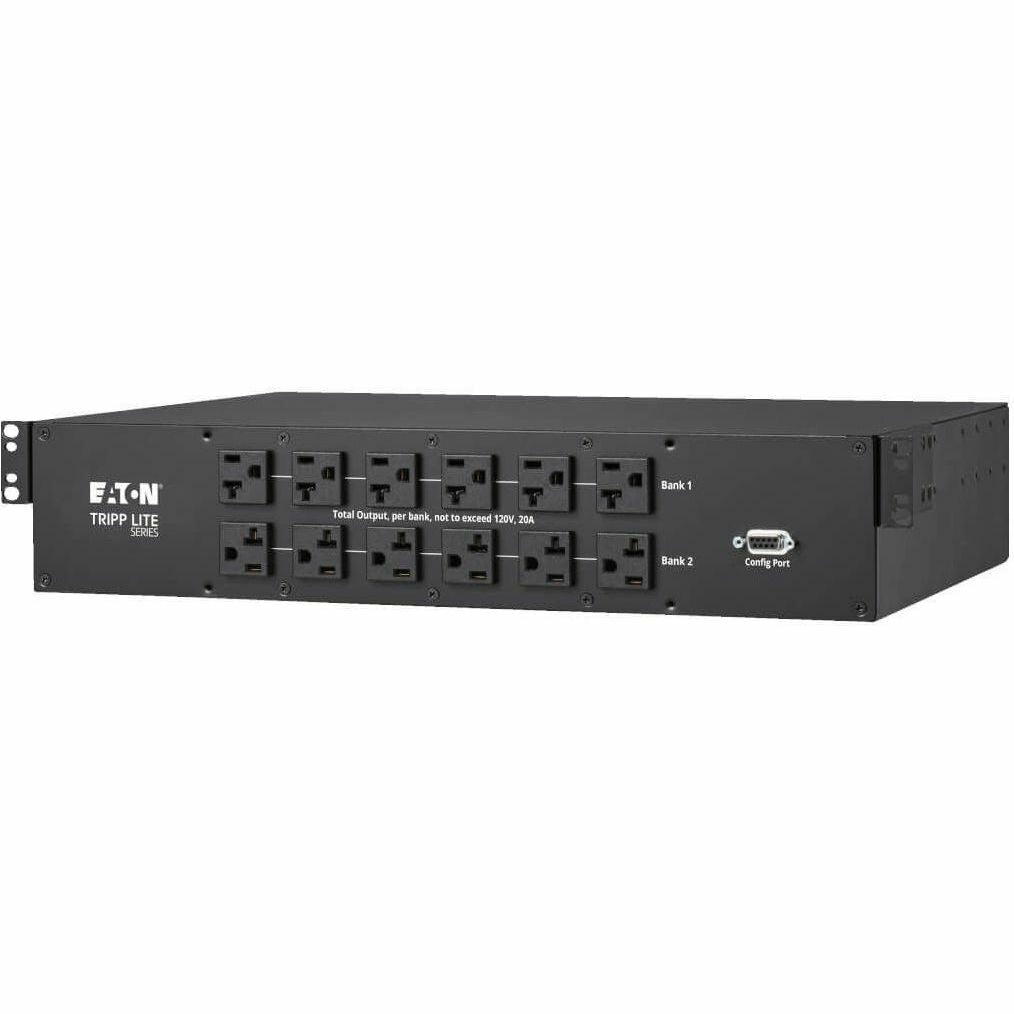 Tripp Lite 2.9kW 120V Single-Phase ATS/Monitored PDU - 24 5-15/20R & 1 L5-30R Outlets, Dual L5-30P Inputs, 10 ft. Cords, 2U, TAA - Monitored - NEMA L5-30P - 24 x NEMA 5-15/20R, 1 x NEMA L5-30R - 120 V - PDUMNH30AT2 - eCommerce Business Prime