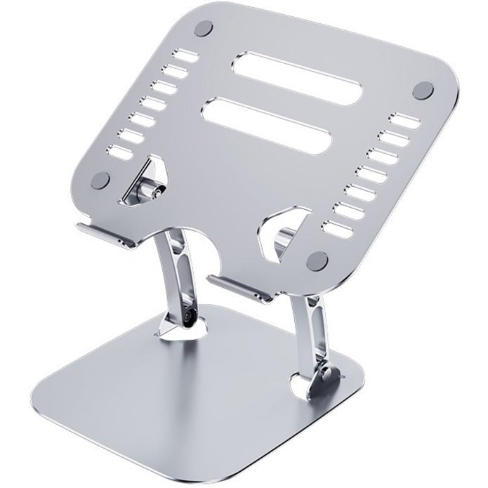 4XEM Laptop Metal Stand - Silver - 12.4" Height x 7.8" Width - Metal, Aluminum Alloy, Silicone, Stainless Steel - Silver - eCommerce Business Prime
