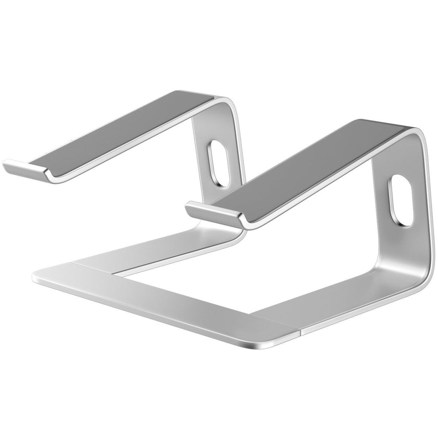 4XEM Desktop Laptop Metal Stand - Up to 17" Screen Support - 5.7" Height x 10.3" Width - Table - Metal, Aluminum Alloy, Silicone - Silver - eCommerce Business Prime