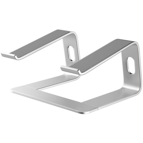 4XEM Desktop Laptop Metal Stand - Up to 17" Screen Support - 5.7" Height x 10.3" Width - Table - Metal, Aluminum Alloy, Silicone - Silver - eCommerce Business Prime