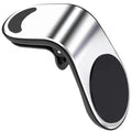 4XEM Magnetic Car Phone Holder - 2.3" x 1.5" x - Aluminum Alloy, Plastic - Black, Silver - eCommerce Business Prime