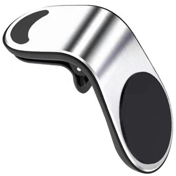 4XEM Magnetic Car Phone Holder - 2.3" x 1.5" x - Aluminum Alloy, Plastic - Black, Silver - eCommerce Business Prime