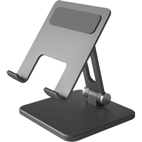 4XEM Desktop Metal Holder for Tablet - 6.7" x 5.2" x - Aluminum Alloy, Silicone, Metal - Silver - eCommerce Business Prime