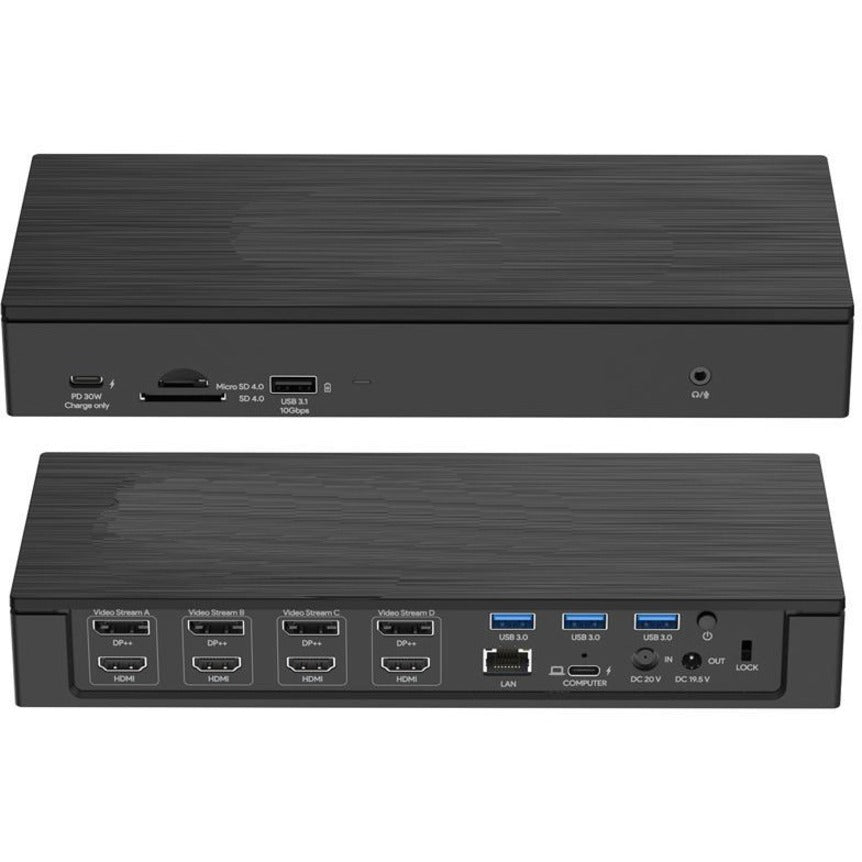 4XEM USB-C Ultra 5K (with Dual 4K) Universal Docking Station - for Notebook - Memory Card Reader - microSD, SD - 100 W - USB Type C - 4 Displays Supported - 4K, 5K - 3840 x 2160, 5120 x 2880 - 6 x USB - 4XUG69PD10 - eCommerce Business Prime