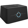 4XEM Drive Dock SATA/600 - USB 3.0 Type B Host Interface External - Black - 2 x HDD Supported - 2 x SSD Supported - 2 x Total Bay - 2 x 2.5"/3.5" Bay - Plastic - eCommerce Business Prime