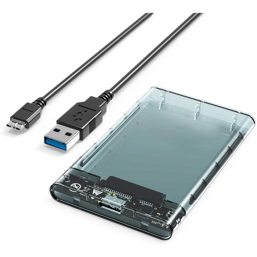 4XEM Drive Enclosure SATA/600 - USB 3.0 Micro-B Host Interface - UASP Support External - Copper - 1 x HDD Supported - 2 TB Total HDD Capacity Supported - 1 x SSD Supported - 2 TB Total SSD Capacity Supported - 1 x Total Bay - 1 x 2.5" Bay - Plastic - eCommerce Business Prime