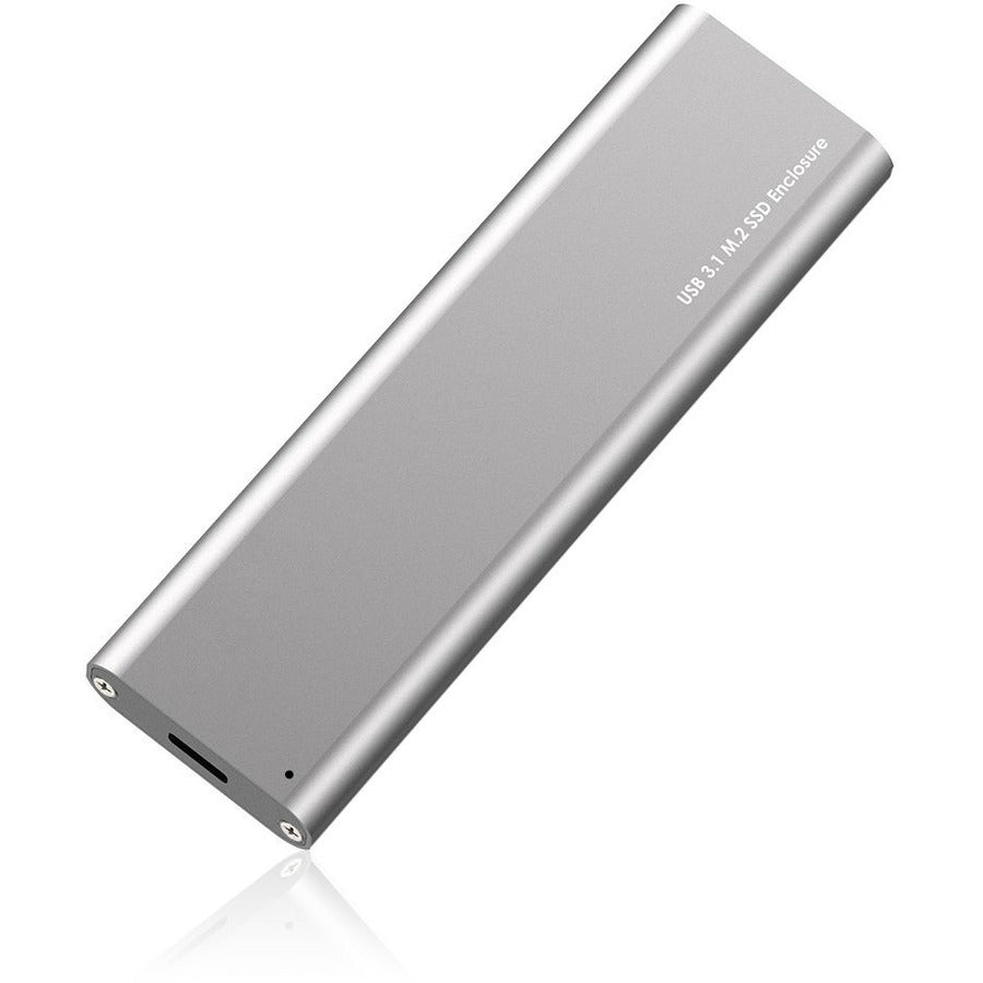 4XEM Drive Enclosure SATA/600, M.2 - USB 3.1 (Gen 2) Type C Host Interface External - Gray - 1 x SSD Supported - 1 x Total Bay - Aluminum, Plastic - eCommerce Business Prime