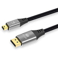 4XEM 1M 8K and 4K Mini DisplayPort to DisplayPort Cable - 3.28 ft DisplayPort/Mini DisplayPort A/V Cable for Notebook, Audio/Video Device, Home Theater System, Monitor, Display Screen - First End: 1 x - 4XAP049A1M - eCommerce Business Prime