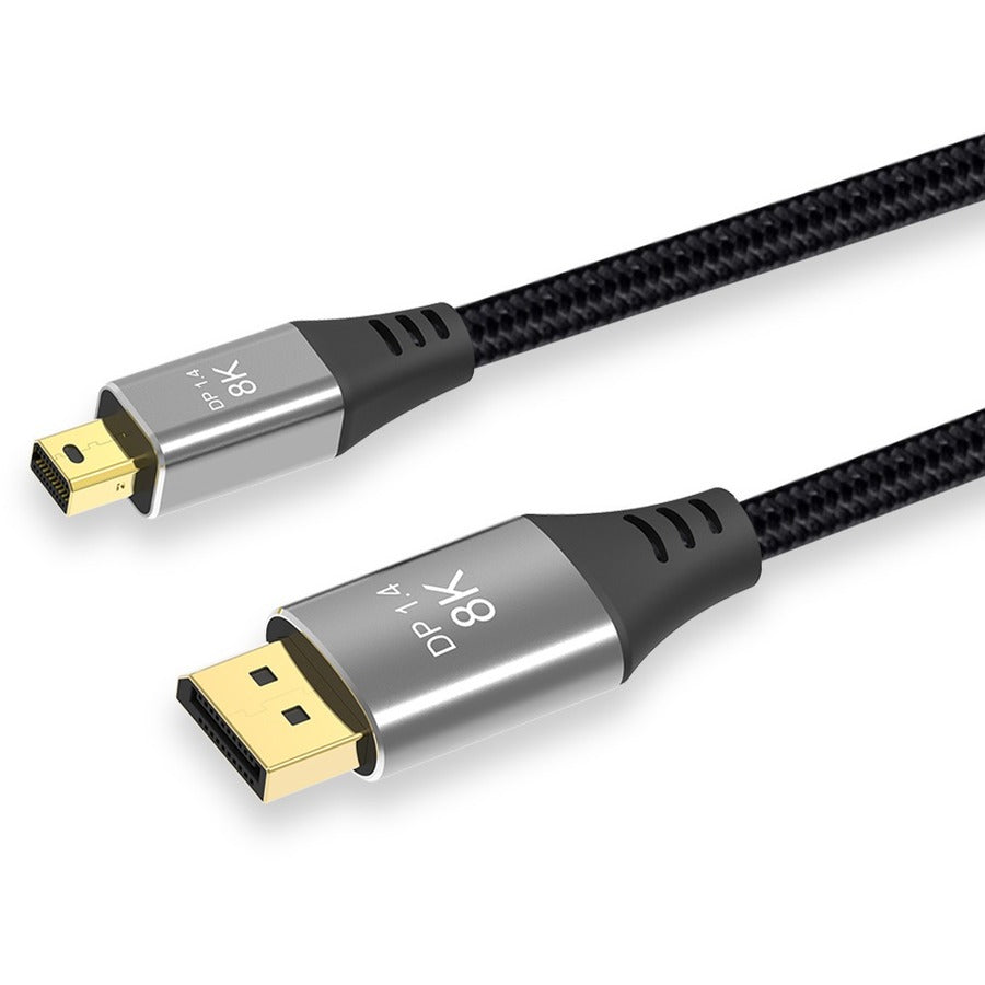 4XEM 2M 8K and 4K Mini DisplayPort to DisplayPort Cable - 6.56 ft DisplayPort/Mini DisplayPort A/V Cable for Notebook, Audio/Video Device, Home Theater System, Display Screen, Monitor - First End: 1 x - 4XAP049A2M - eCommerce Business Prime