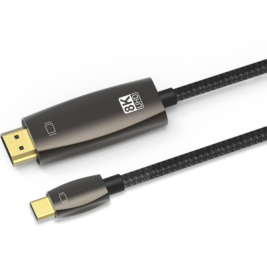 4XEM 8K/4K 2M USB-C to HDMI Cable - 6.56 ft HDMI/USB-C A/V Cable for Audio/Video Device, MacBook, Chromebook, Mobile Phone, Gaming Console, Notebook, Home Theater System - First End: 1 x HDMI 2.1 Digi - 4XTPC023B2M - eCommerce Business Prime
