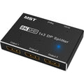 4XEM 1x3 3-Port 8K/4K DisplayPort Splitter Hub - 7680 x 4320 - DisplayPort - USB - Aluminum - eCommerce Business Prime