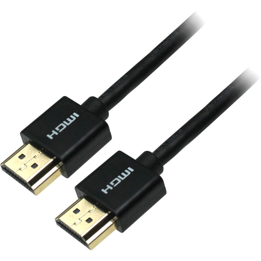 4XEM 10FT Ultra Slim 4K HDMI Cable - 10 ft HDMI A/V Cable for Audio/Video Device, PC, Monitor, TV, Gaming Console, TV Box, Computer - First End: 1 x HDMI 2.0 Digital Audio/Video - Male - Second End: 1 - 4XSLIMHDMI10 - eCommerce Business Prime