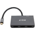 4XEM 3-Port Mini DisplayPort to DisplayPort Multi-Monitor Hub - 2.48 ft DisplayPort/Micro-USB/Mini DisplayPort A/V Cable for Monitor, PlayStation, Home Theater System, Display Screen, Audio/Video Devi - 4XMST06 - eCommerce Business Prime