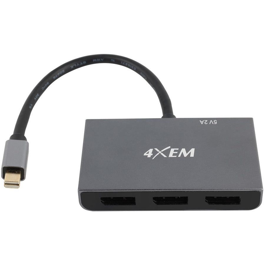 4XEM 3-Port Mini DisplayPort to DisplayPort Multi-Monitor Hub - 2.48 ft DisplayPort/Micro-USB/Mini DisplayPort A/V Cable for Monitor, PlayStation, Home Theater System, Display Screen, Audio/Video Devi - 4XMST06 - eCommerce Business Prime