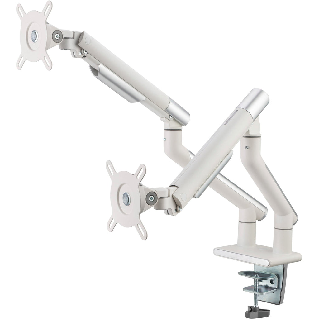 Amer Mounts HYDRA2A Desk Mount for Display Screen, Curved Screen Display, Monitor - Space Gray, Textured White - 2 Display(s) Supported - 17" to 32" Screen Support - 39.68 lb Load Capacity - 75 x 75, 100 x 100 VESA Standard - eCommerce Business Prime