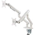 Amer Mounts HYDRA2A Desk Mount for Display Screen, Curved Screen Display, Monitor - Space Gray, Textured White - 2 Display(s) Supported - 17" to 32" Screen Support - 39.68 lb Load Capacity - 75 x 75, 100 x 100 VESA Standard - eCommerce Business Prime