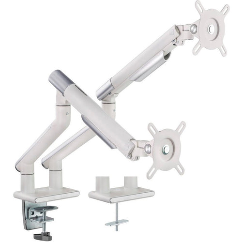 Amer Mounts HYDRA2A Desk Mount for Display Screen, Curved Screen Display, Monitor - Space Gray, Textured White - 2 Display(s) Supported - 17" to 32" Screen Support - 39.68 lb Load Capacity - 75 x 75, 100 x 100 VESA Standard - eCommerce Business Prime