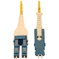 Tripp Lite Fiber Optic Cable 40/100/400G Singlemode 9/125 OS2 Fiber Cable, Yellow, 3 m (9.8 ft.) - 9.84 ft Fiber Optic Network Cable for Network Device, Transceiver, Patch Panel, Switch - First End: 2 - N383L-03M - eCommerce Business Prime