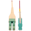 Tripp Lite 40/100/400G Multimode 50/125 OM4 Fiber Optic Cable (Duplex SN-PC to Duplex LC-PC M/M), LSZH, Magenta, 3 m (9.8 ft.) - 9.84 ft Fiber Optic Network Cable for Network Device, Transceiver, Patc - N823L-03M-MG - eCommerce Business Prime