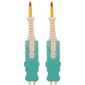 Tripp Lite Fiber Optic Cable 400G Multimode 50/125 OM4 Fiber Cable, Magenta, 1 m (3.3 ft.) - 3.28 ft Fiber Optic Network Cable for Network Device, Transceiver, Patch Panel, Switch - First End: 2 x SN/ - N823S-01M-MG - eCommerce Business Prime