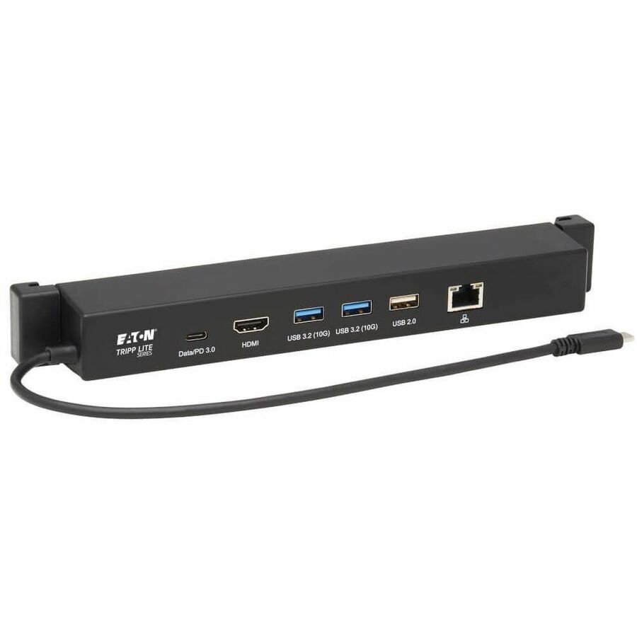 Tripp Lite USB-C Dock for Microsoft Surface - 4K HDMI, USB 3.2 Gen 2, USB-A Hub, GbE, 100W PD Charging, Black - for Notebook/Desktop PC/Monitor/Workstation/Keyboard/Mouse/Hard Drive - 100 W - USB Type - U442-DOCK14-MS - eCommerce Business Prime