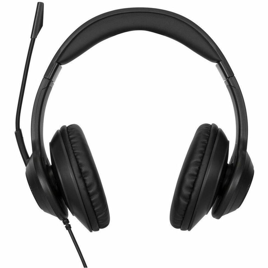 Targus Wired Stereo Headset - Stereo - USB Type A - Wired - Over-the-ear - Binaural - Ear-cup - 6 ft Cable - Omni-directional, Noise Cancelling Microphone - Noise Canceling - Black - AEH102TT - eCommerce Business Prime